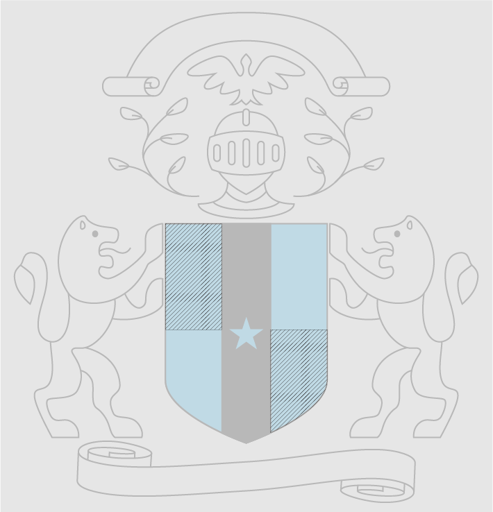 heraldic crest with the texture highlighted